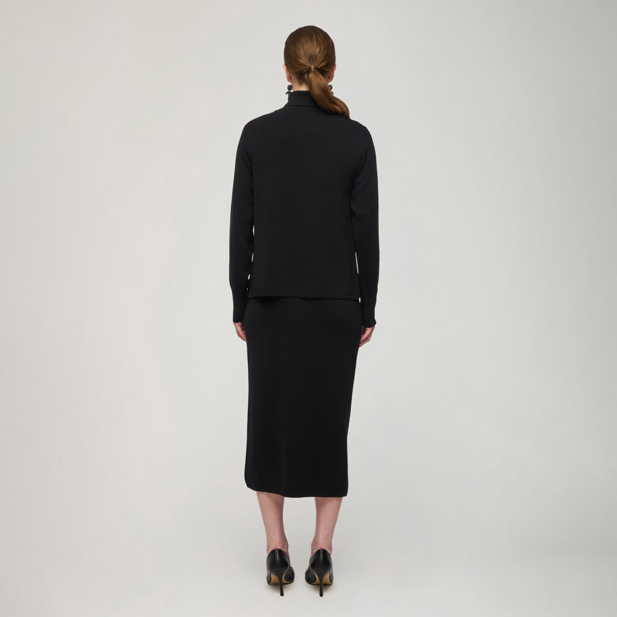 Nomi turtleneck sweater, 2025, black