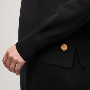 Nomi turtleneck sweater, 2025, black