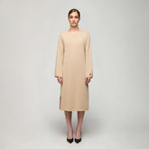 Nata knit dress, 2025, beige