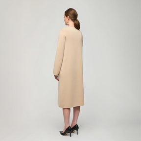 Nata knit dress, 2025, beige