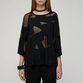 Selja blouse, black