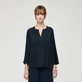 Paju blouse, Kuori, dark blue