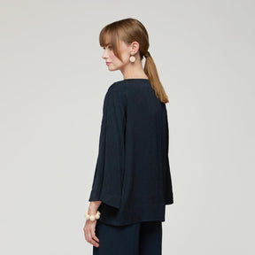 Paju blouse, Kuori, dark blue
