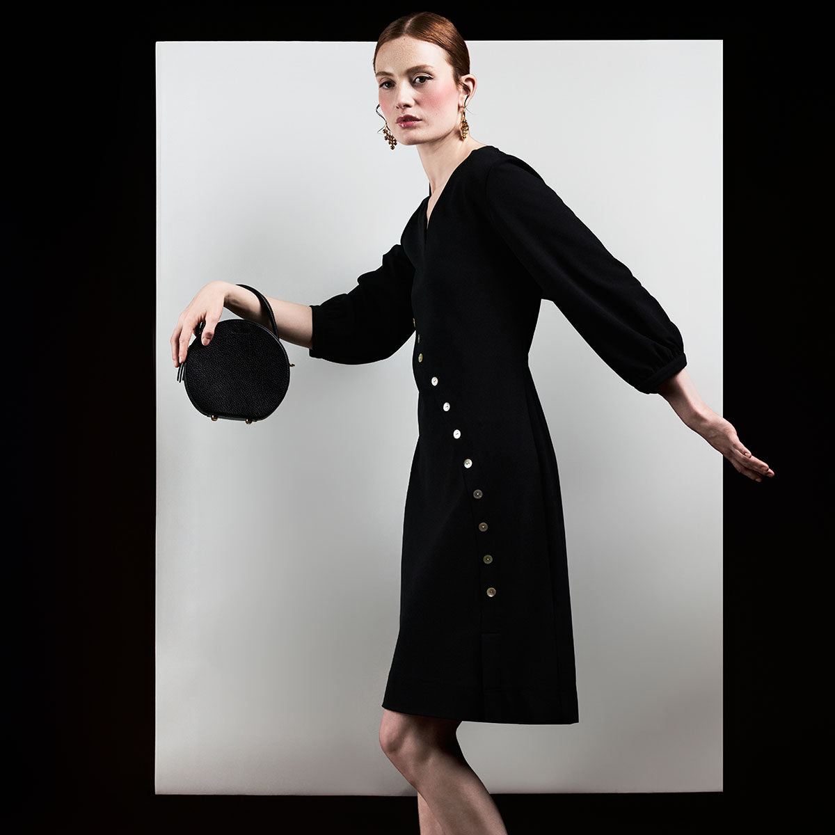 Eleana dress. black