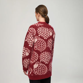 Ellis cardigan, Pässi, dark red