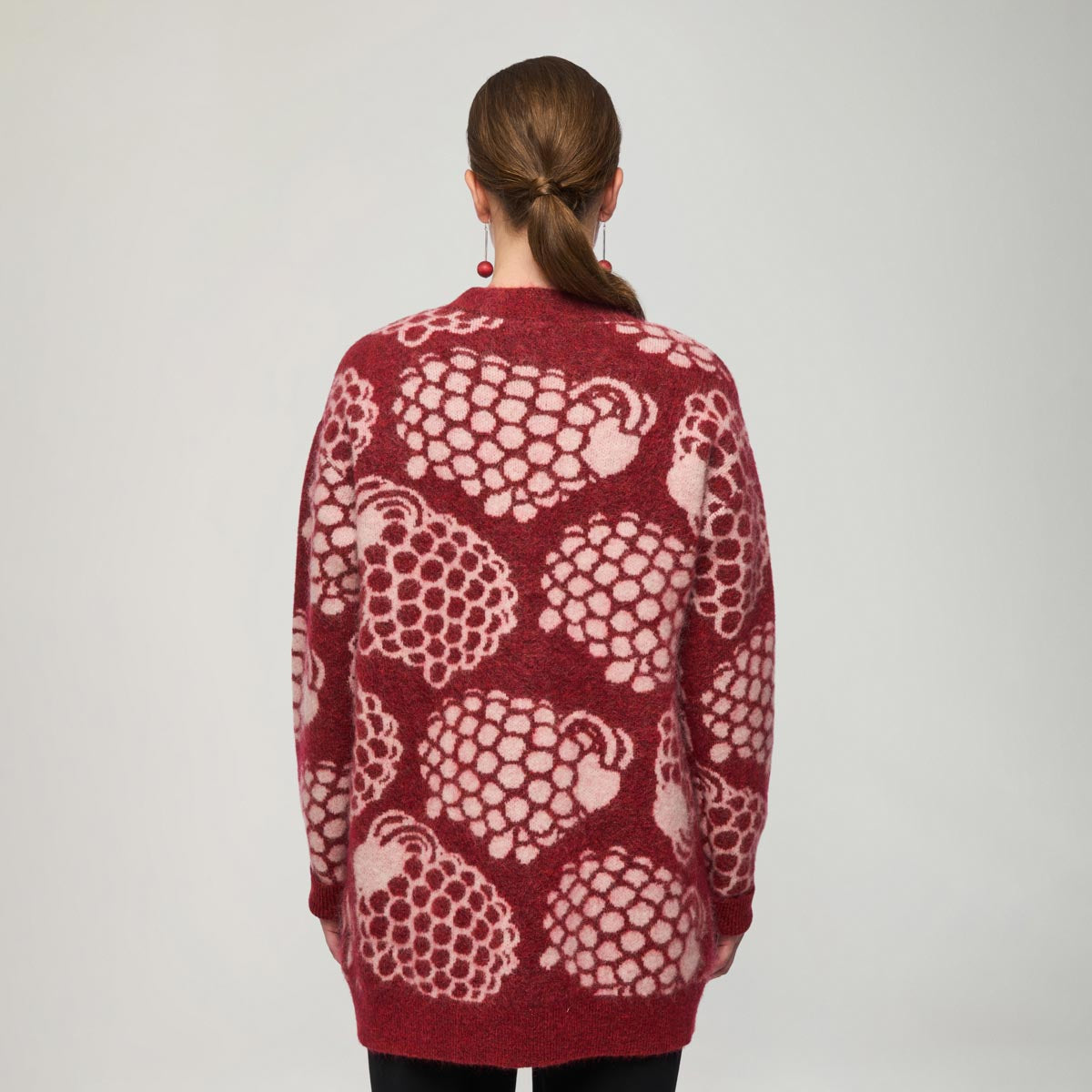 Ellis cardigan, Pässi, dark red