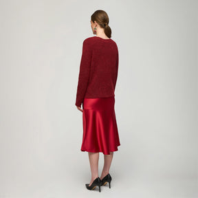 Senora sweater, dark red
