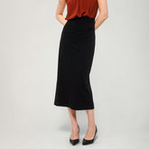 Fiia skirt, jersey, black