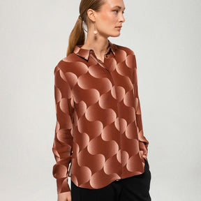 Tiila shirt, Nebula, copper