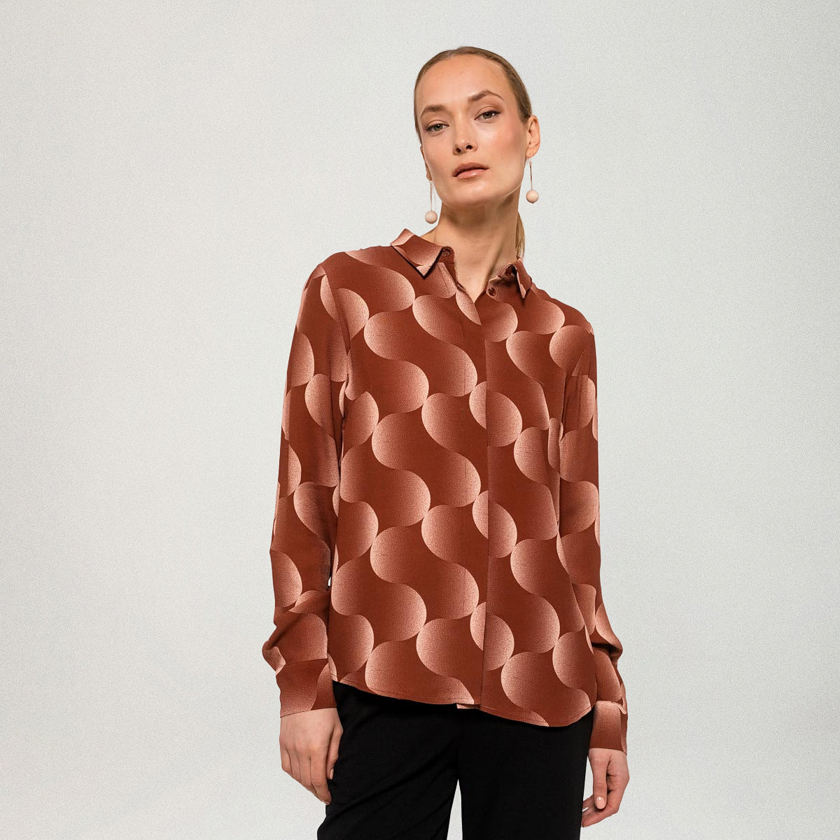 Tiila shirt, Nebula, copper