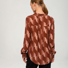 Tiila shirt, Nebula, copper