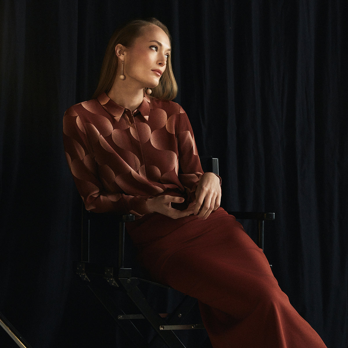 Tiila shirt, Nebula, copper