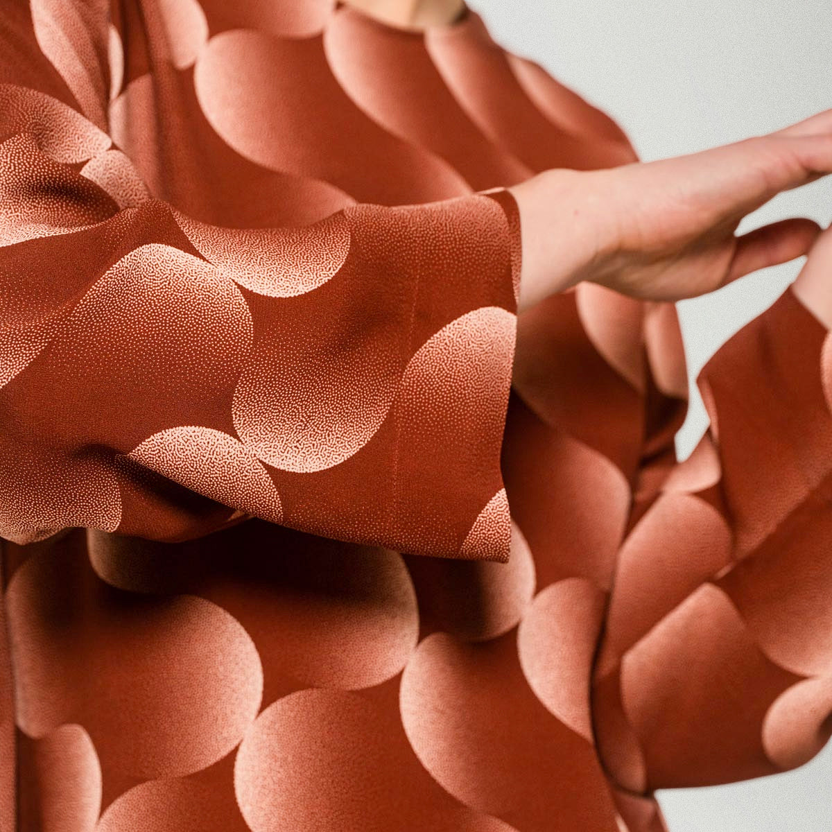 Fresia dress, Nebula, copper