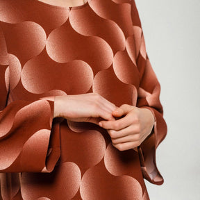 Fresia dress, Nebula, copper