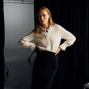 Fiia skirt, jersey, black