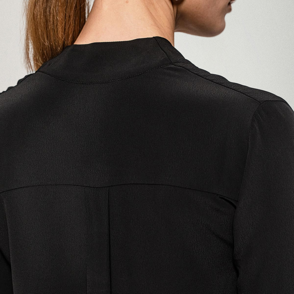 Gisele blouse, charcoal