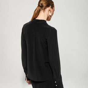 Gisele blouse, charcoal