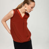 Solana top, dark copper