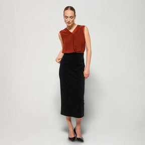 Solana top, dark copper