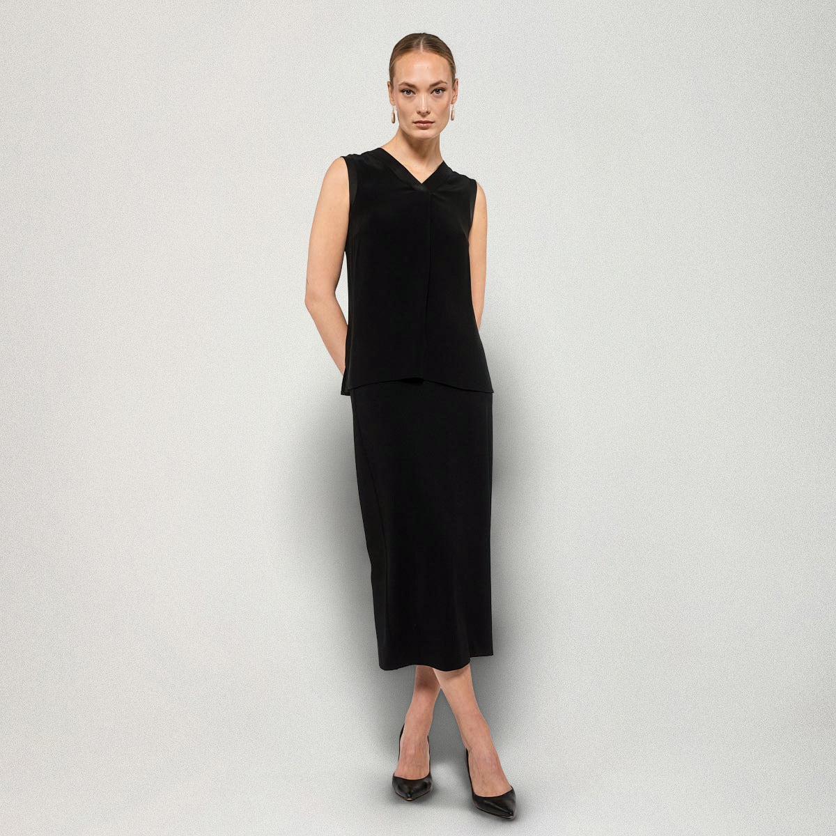 Solana top, charcoal