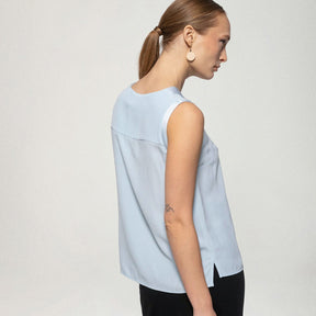 Solana top, light blue