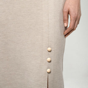 Alessia knit skirt, beige