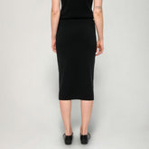 Alessia knit skirt, black