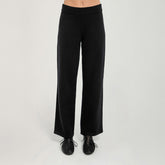 Agnes knit trousers, black