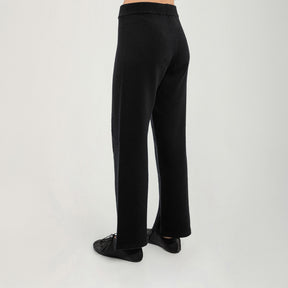 Agnes knit trousers, black