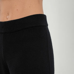 Agnes knit trousers, black