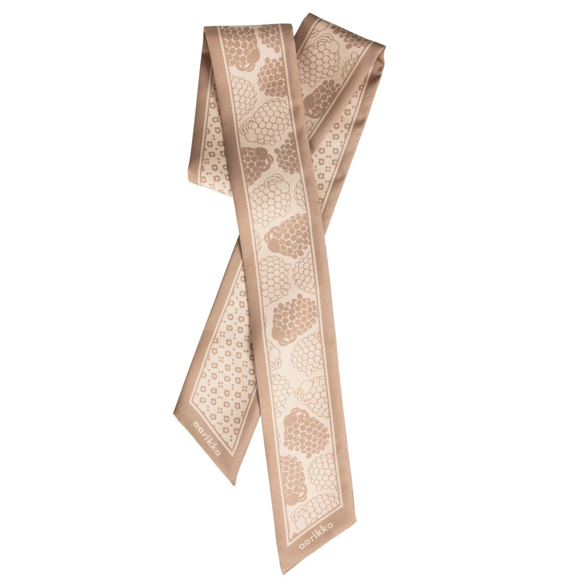 Mindi silk scarf, Ram, beige