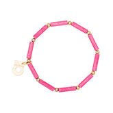 Hento bracelet, pink and gold