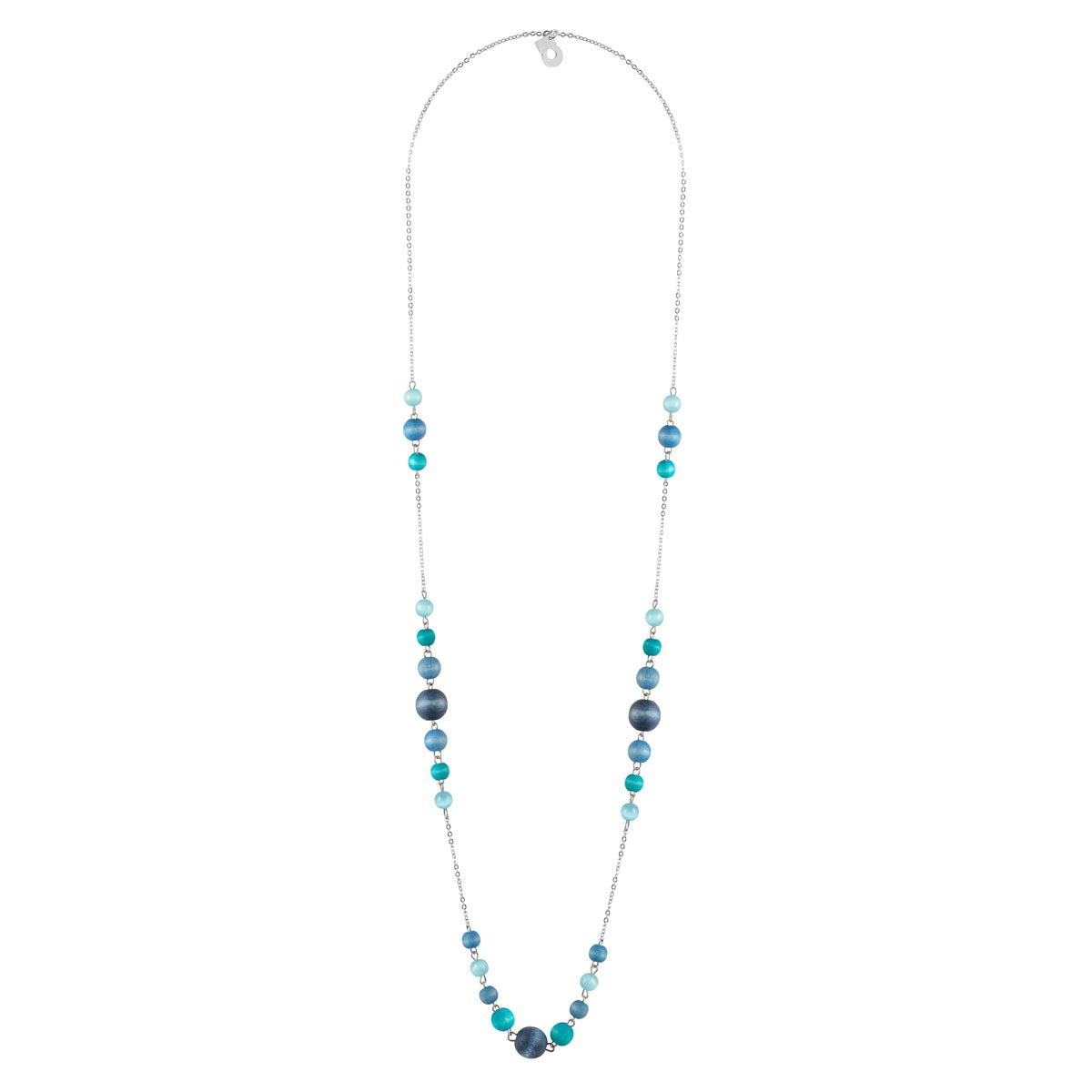 Irene necklace, blue and turquoise