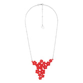 Kukkaset necklace, red