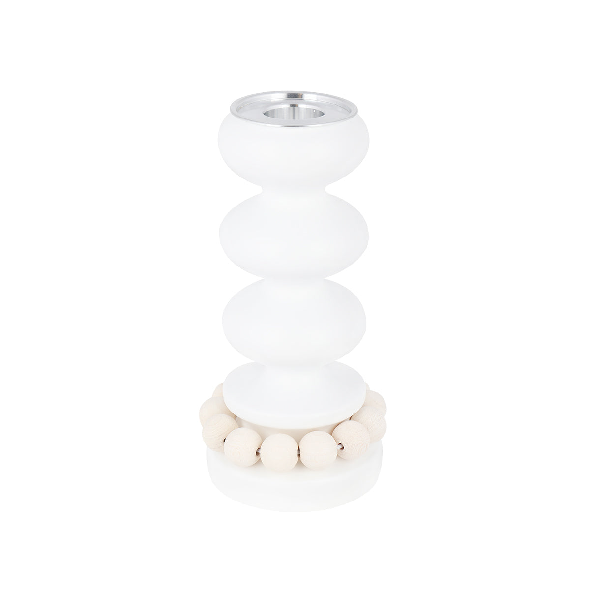 Linna candleholder, white