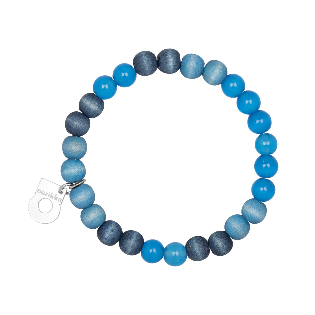 Lydia bracelet, shades of blue