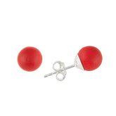 Marja earrings, red