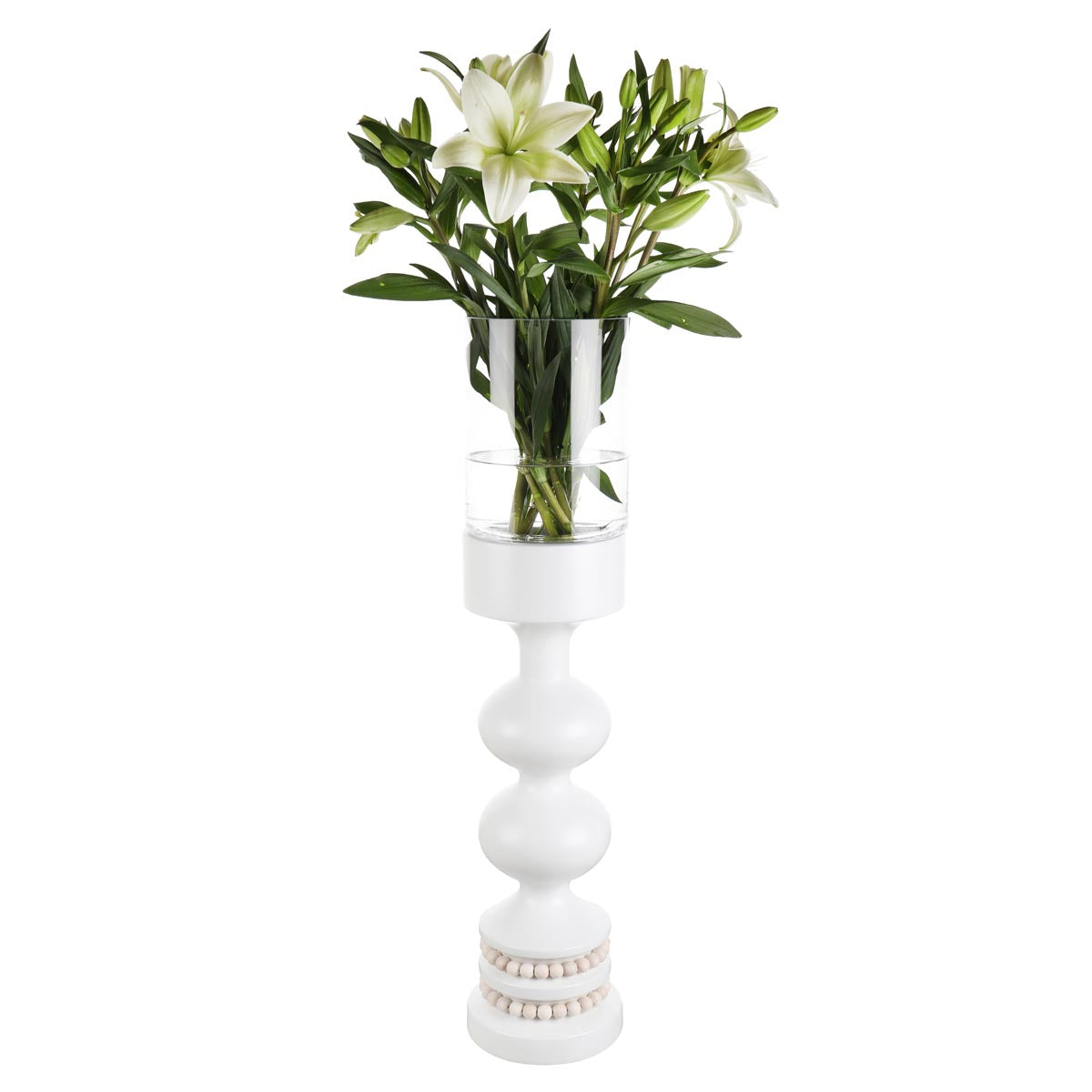 Kuningatar vase, ecru