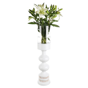 Kuningatar vase, ecru