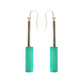 Milano earrings, turquoise