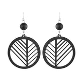 Tuohi earrings, black