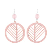 Tuohi earrings, pink