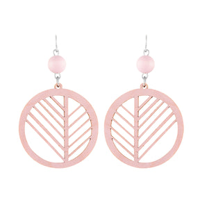 Tuohi earrings, pink