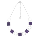 Adele necklace, purple