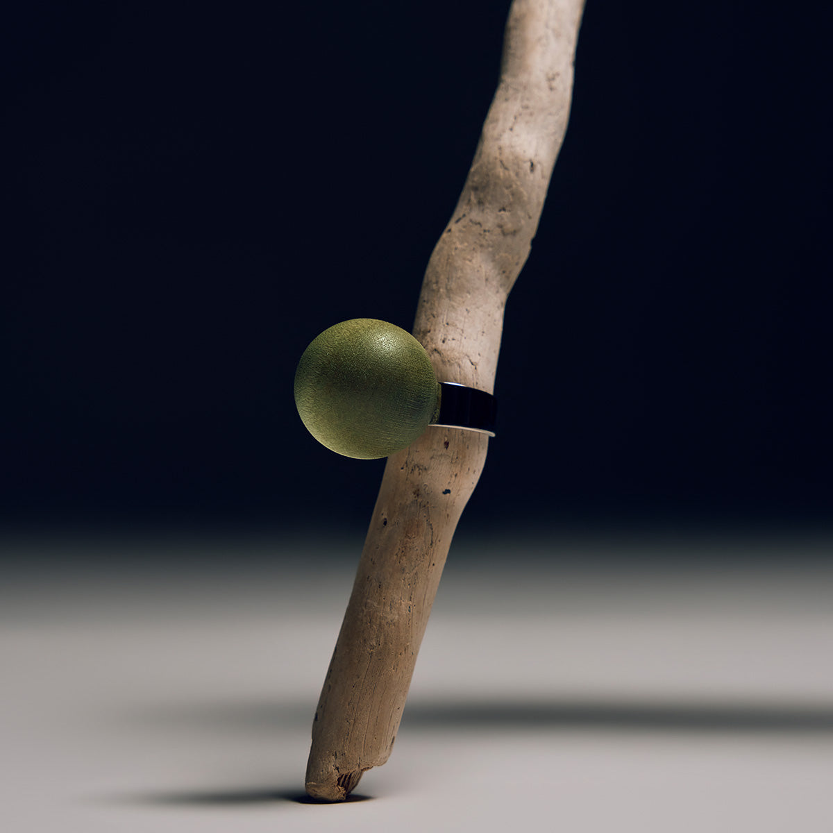 Luonto ring, khaki green
