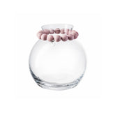 Pore glass vase, 16 cm, light pink