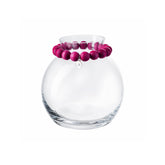 Pore glass vase, 16 cm, pink