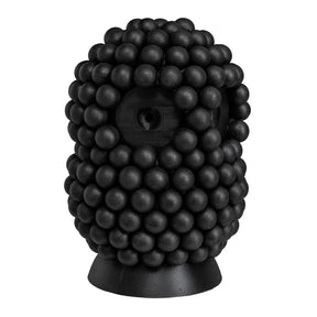 Boreal owl sculpture, 16,5 cm, black