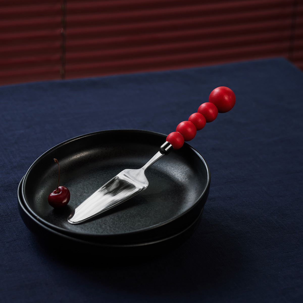Puisto cake server, red