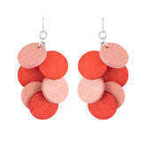 Juolukka earrings, red